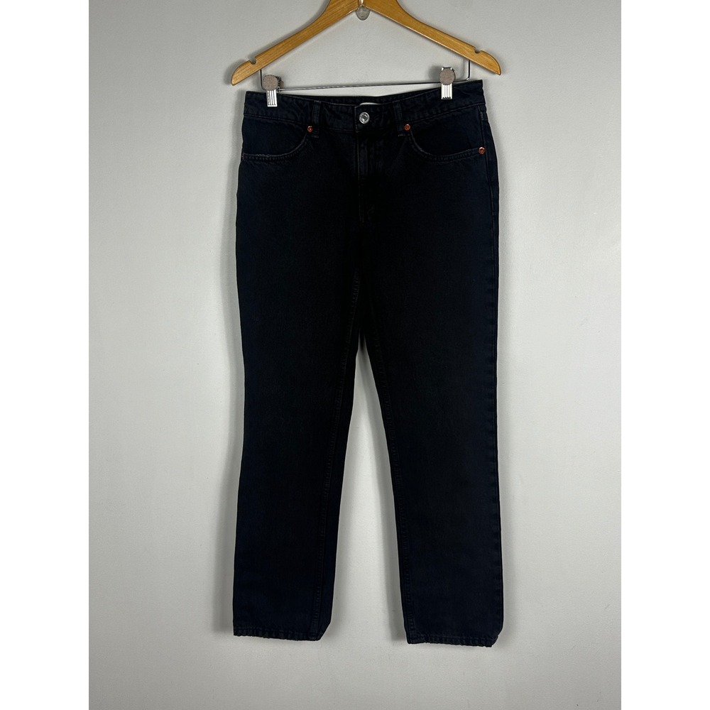 REDONE 70 Straight Jeans Washed Black Womens Size 26 Denim Minimal Casual Cotton - Picture 15 of 15